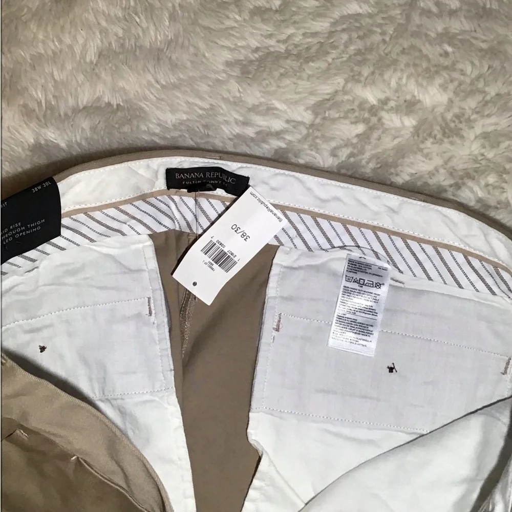 Banana Republic Rapid movement chino khaki pants size 38